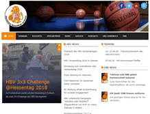 Tablet Screenshot of hbv-basketball.de